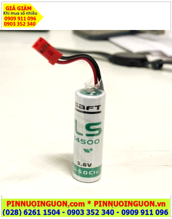 Saft LS14500; Pin nuôi nguồn PLC Saft LS14500 lithium 3.6v A 2600mAh chính hãng _Xuất xứ Pháp